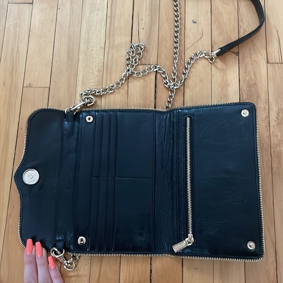 Rebecca Minkoff Leather Cross Body Wallet - Picture 3 of 3